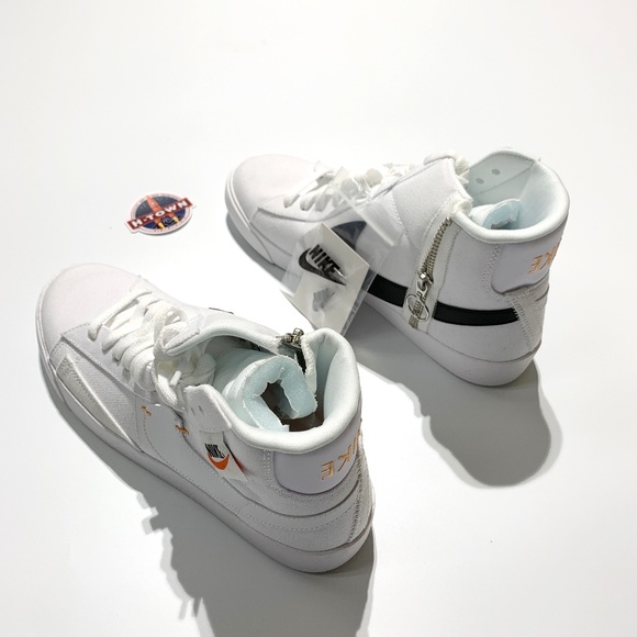 Nike Women Blazer Mid Rebel White Sneaker - Picture 4 of 8